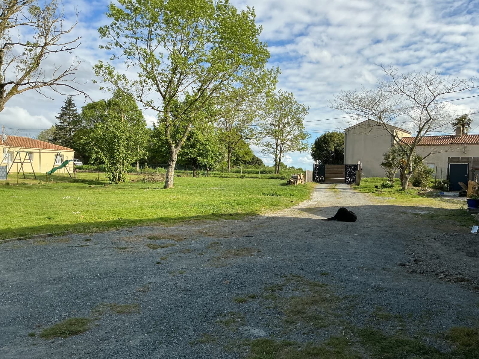 L'entrée de la pension